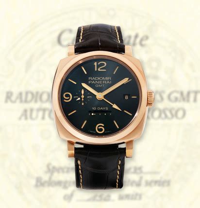 panerai red gold 10 day|Bonhams : Panerai, A Very Rare Red Gold 10.